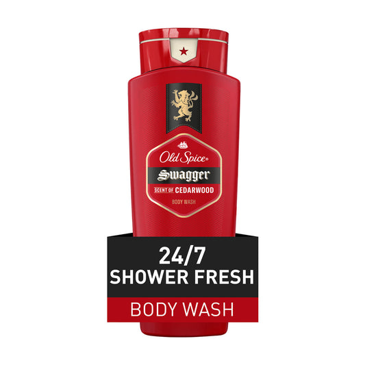 Old Spice Men's Body Wash, Swagger Scent of Confidence, 473 ml (16 fl oz)