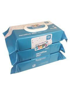 Gentle Steps Wipes - Sensitive, 3 pk, 192 ct