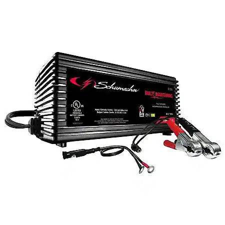1.5 Amp 6/12V Battery Maintainer for Powersport, Car, and Boat Batteries