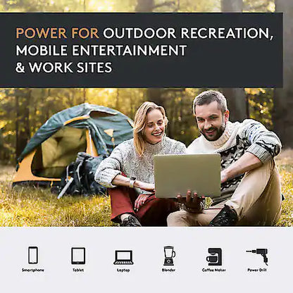 1000 Watt Power Inverter: Household Power on the Go, 1000W, 12V, 2 AC Outlets and two 2.1A USB ports
