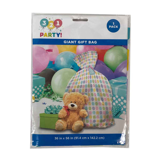321 Party! Giant Gift Bag with Tag