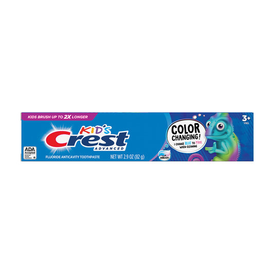 Crest Advanced Kid's Fluoride Toothpaste, Bubblegum Flavor, 2.9 oz