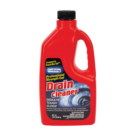 TrueLiving Professional Strength Gel Drain Cleaner, 32 fl oz