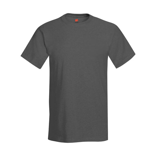 Hanes Men's Short Sleeve Tee - Charcoal Heather, 2X
