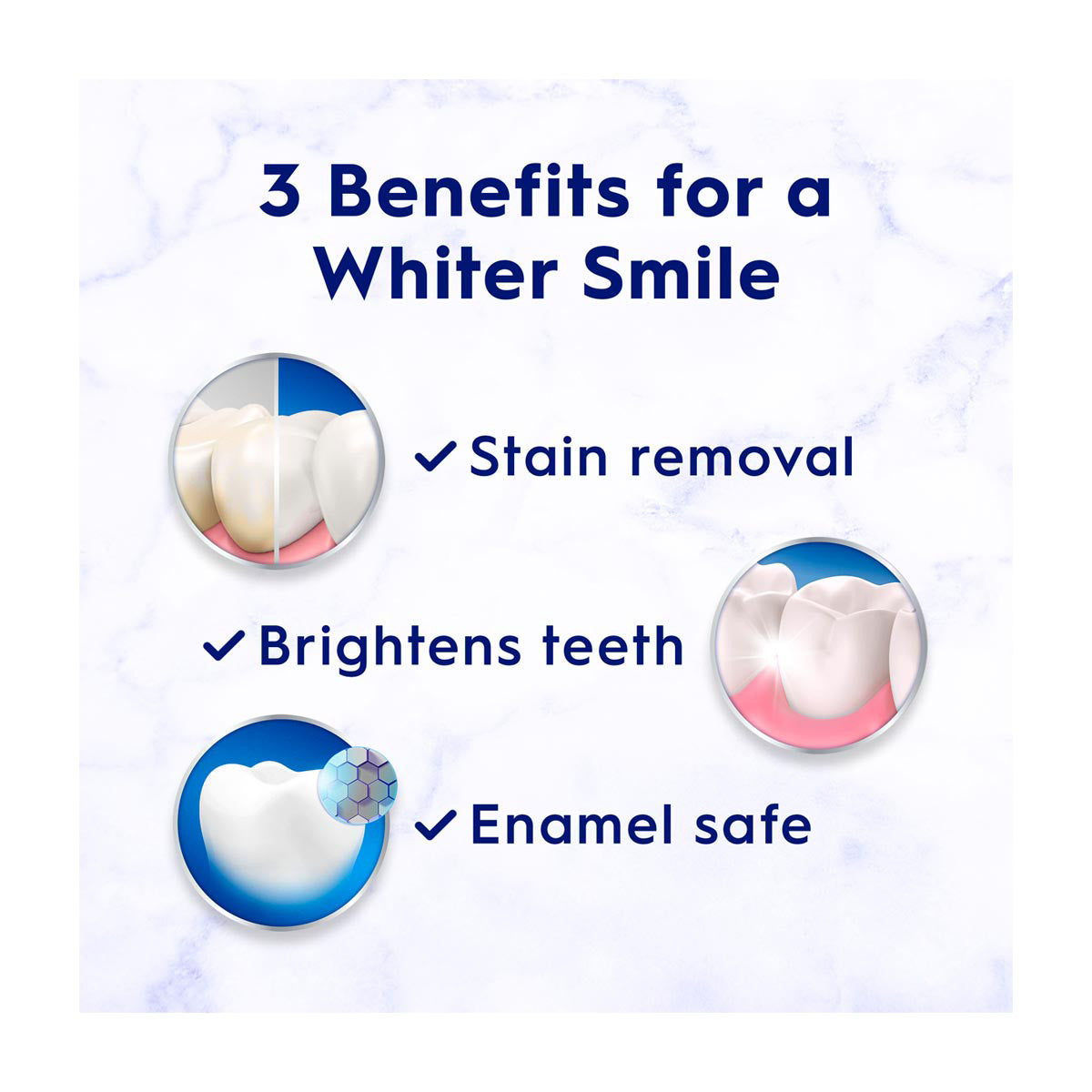 Crest 3D White Stain Eraser Teeth Whitening Toothpaste, Polishing Mint, 2.7 oz