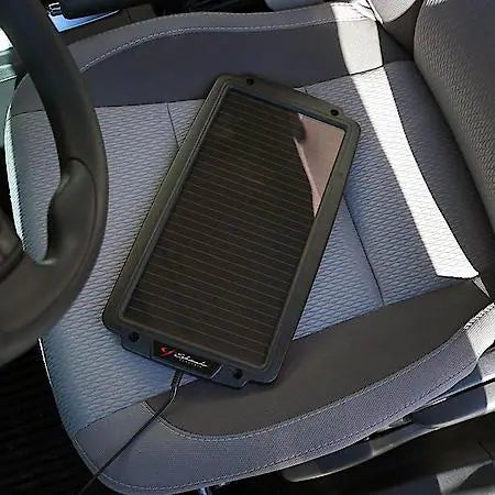 2.4W Solar Battery Maintainer Battery Charger: 1/2A, 12V