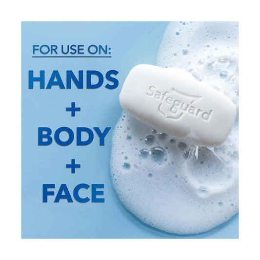 Safeguard Antibacterial Bar Soap with Aloe, Fresh Clean Scent, 3.2 oz Bars, 8 ct