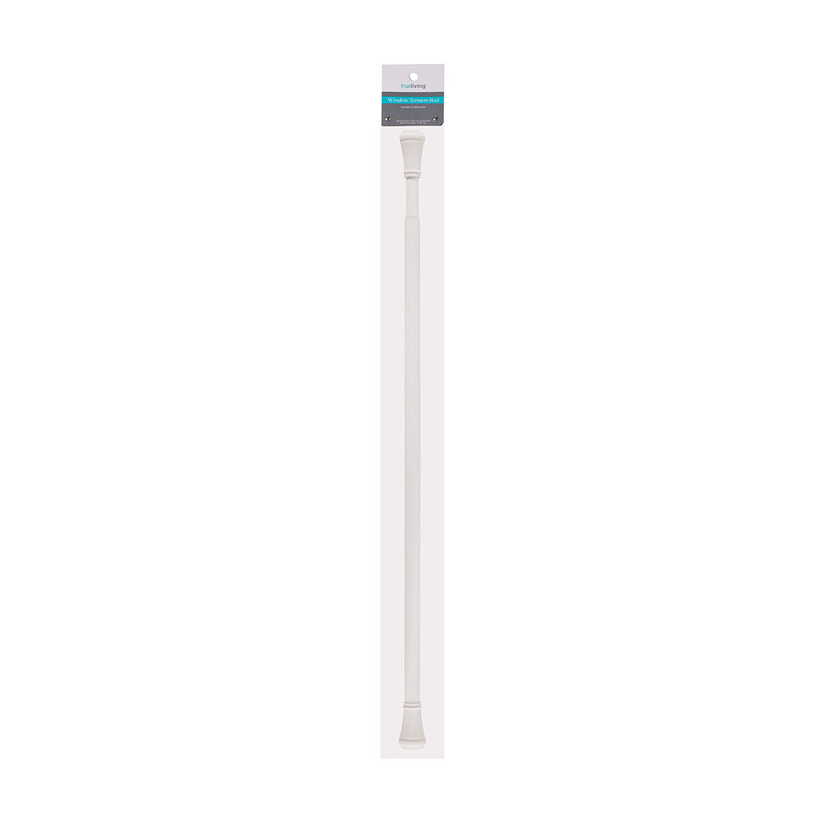 True Living Window Tension Rod - White, 28" x 48"