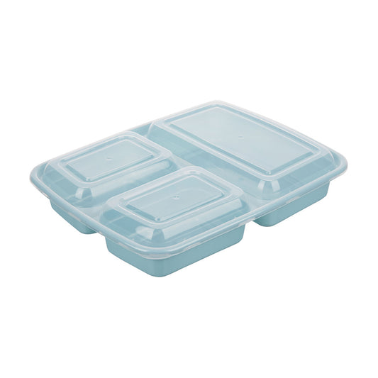 TrueLiving Meal Prep Divided Rectangular Food Containers, 5 pk, Assorted