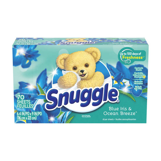 Snuggle Blue Iris & Ocean Breeze Dryer Sheets, 70 ct