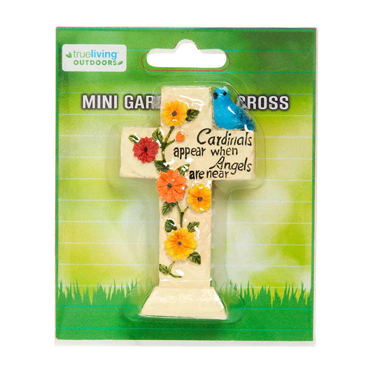 Trueliving Outdoors Mini Garden Inspirational Cross, Assorted