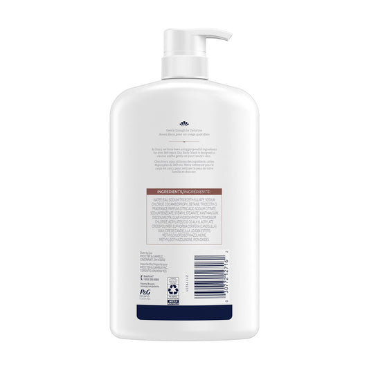 Ivory Gentle Exfoliating Body Wash, Notes of Jojoba Scent, 35oz