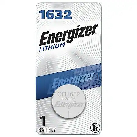 1632 Lithium Coin Battery - Long-Lasting Power for Key Fobs, Remotes, and More