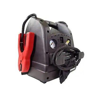 12V Portable Power with Air Compressor Jump Starter: 1000 Peak Amps