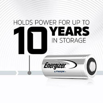 123 Lithium Batteries (1 Pack), 3V Photo Batteries