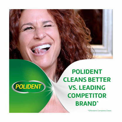 Polident 3 Minute Denture Cleanser Tablets, 28 ct