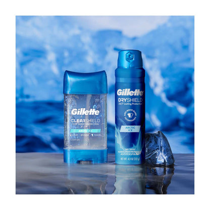 Gillette Dry Spray Antiperspirant and Deodorant for Men Arctic Ice 4.3oz