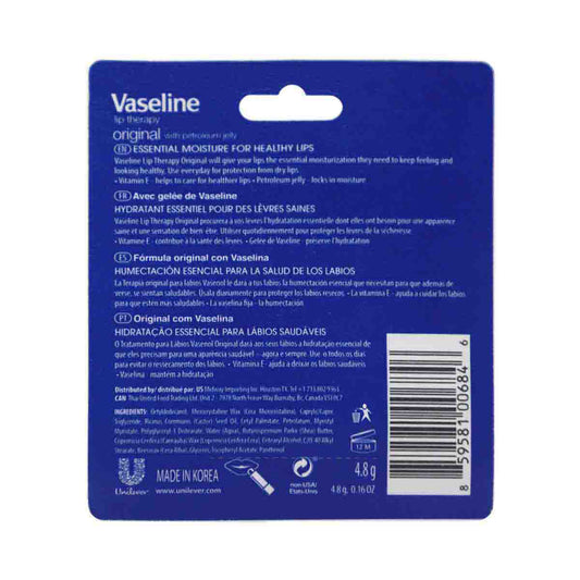 Vaseline Lip Therapy, Original, 0.16 oz