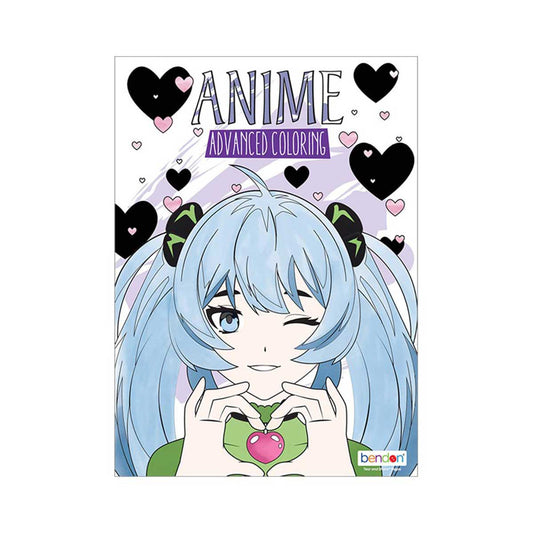 Bendon Anime Advanced Coloring Book, 1 ct