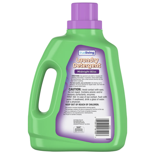 Trueliving Midnight Bliss Liquid Laundry Detergent, 75 fl oz