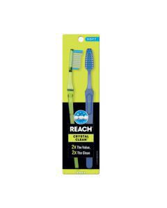 Reach Crystal Clean Toothbrush 2 pk - Soft