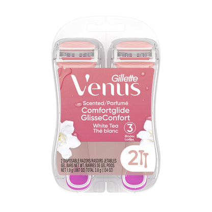 Venus ComfortGlide Women's Disposable Razors, 2 Count