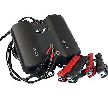 2-Bank Maintainer Battery Charger: 2A, 6V/12V