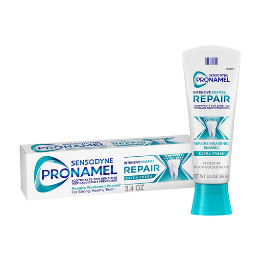 Sensodyne Pronamel Intensive Enamel Repair Toothpaste for Sensitive Teeth, Extra Fresh, 3.4 oz