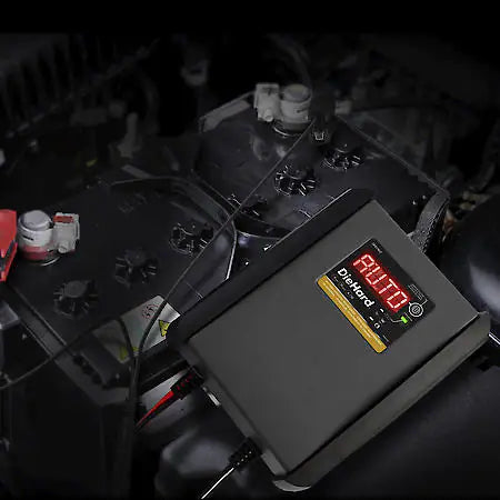 15-Amp 6-Volt/12-Volt Automotive Battery Charger and Maintainer: Digital Display