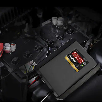 15-Amp 6-Volt/12-Volt Automotive Battery Charger and Maintainer: Digital Display