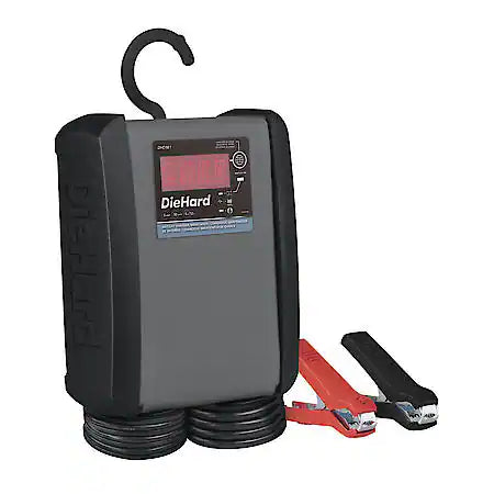 10-Amp 6-Volt/12-Volt Automotive Battery Charger and Maintainer: Digital Display