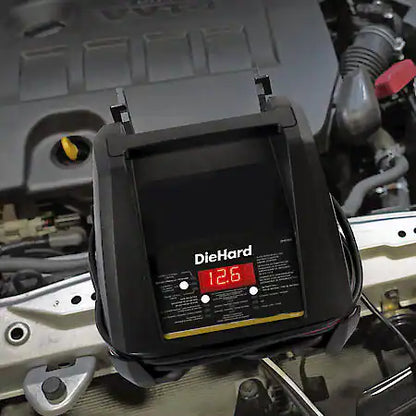 125-Amp 6-Volt/12-Volt Battery Charger and Engine Starter: 40-Amp/15-Amp Boost