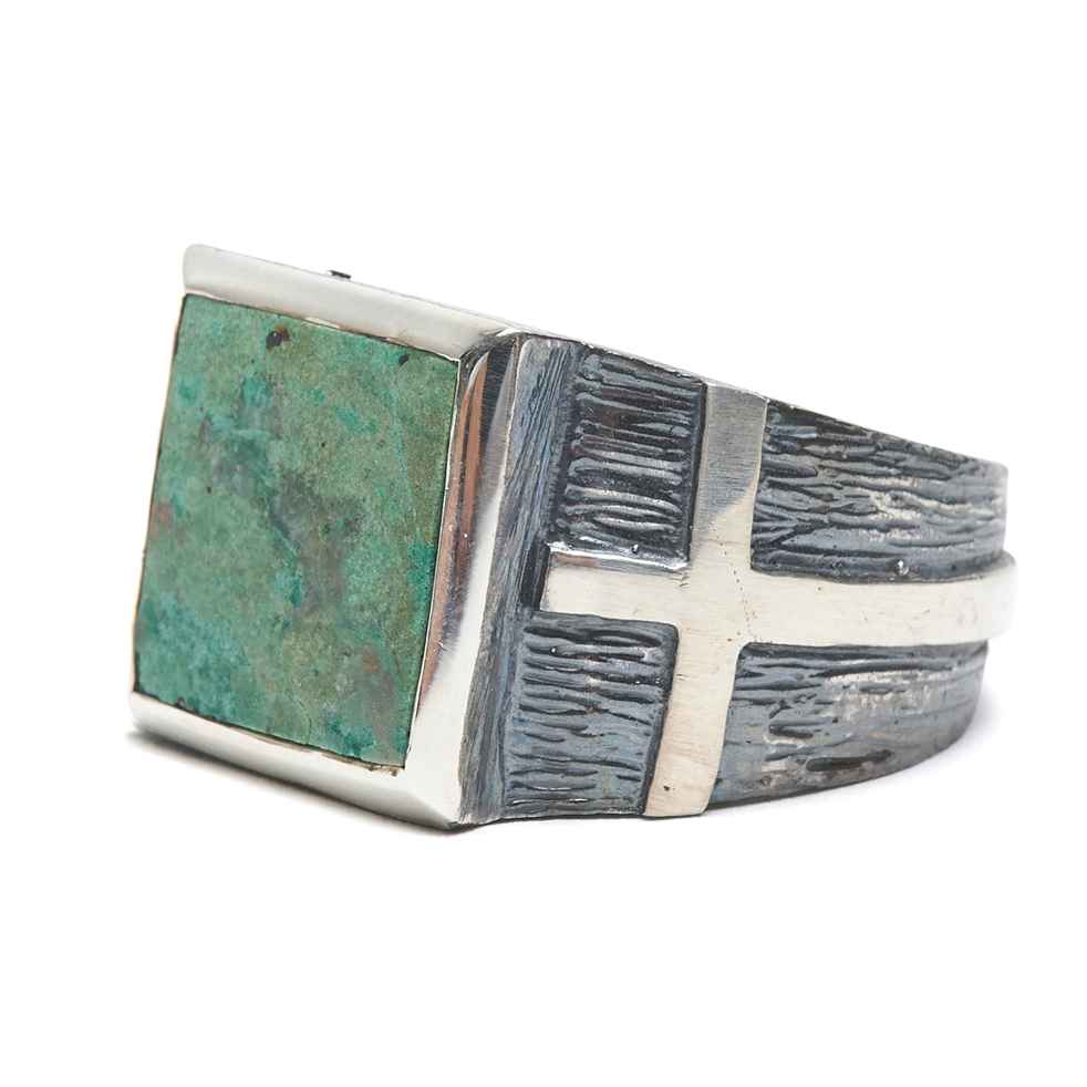 Turquoise Cross Ring