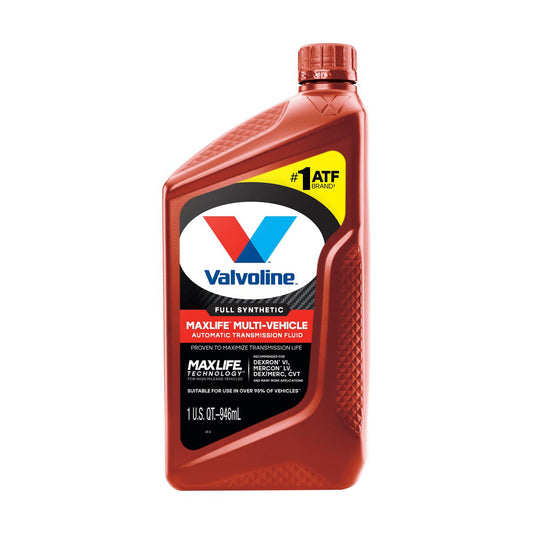 Valvoline MaxLife Multi-Vehicle Full Synthetic Automatic Transmission Fluid, 1 Quart, 1 ct