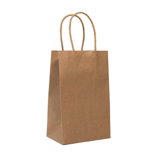 321 Party! Value Size Gift Bags - Brown, 10 ct