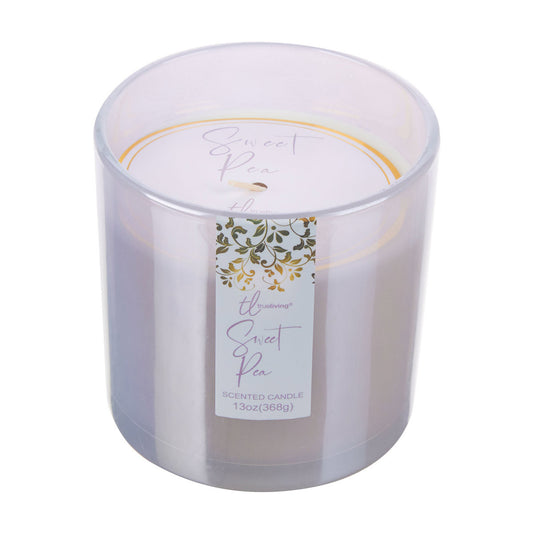 TrueLiving Scented Candle in Iridescent Jar, 13 oz, Assorted