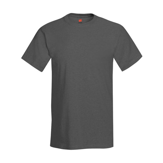 Hanes Men's Short Sleeve Tee - Charcoal Heather, 2X