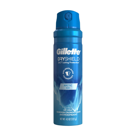 Gillette Dry Spray Antiperspirant and Deodorant for Men Arctic Ice 4.3oz