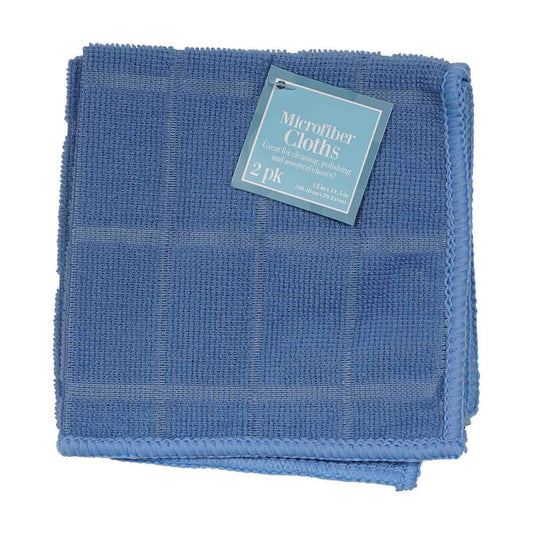 Multipurpose Microfiber Cloths, 2 pk, Assorted