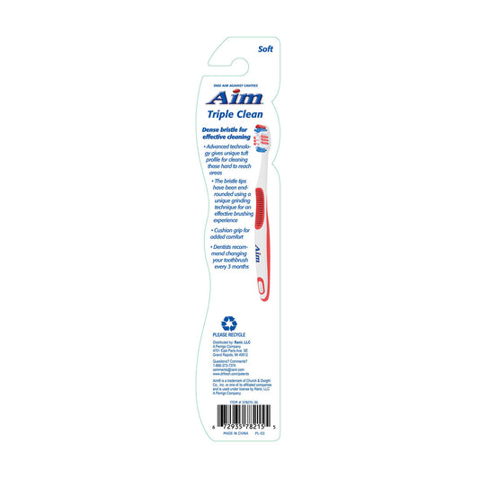 Aim Triple Clean Toothbrush - Soft