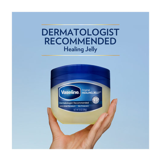 Vaseline Petroleum Jelly Original Skin Care For Dry Skin and Eczema Relief 100% Pure Petroleum Jelly 13 oz