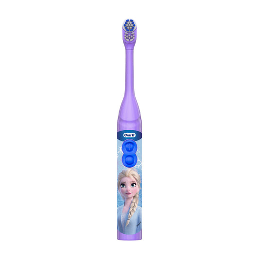 Oral-B Kid's Battery Toothbrush featuring Disney's Frozen, Soft Bristles, for Kids 3+
