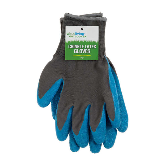 Trueliving Outdoors Honeycomb Crinkle Latex Gloves, Assorted