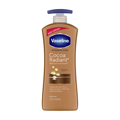 Vaseline Intensive Care Cocoa Radiant Hand and Body Lotion, 20.3 oz