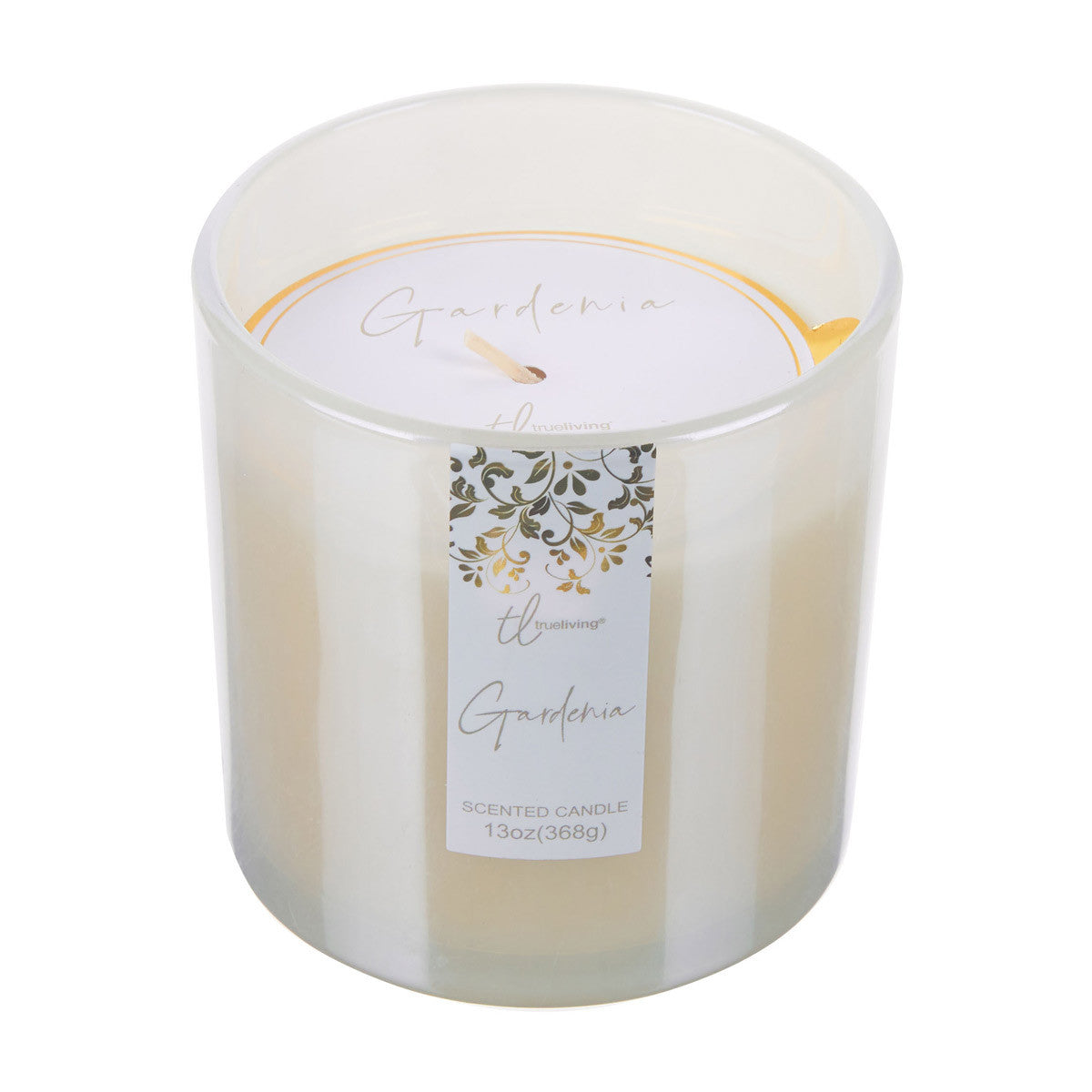 TrueLiving Scented Candle in Iridescent Jar, 13 oz, Assorted