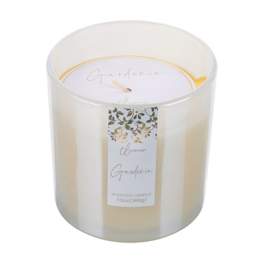 TrueLiving Scented Candle in Iridescent Jar, 13 oz, Assorted