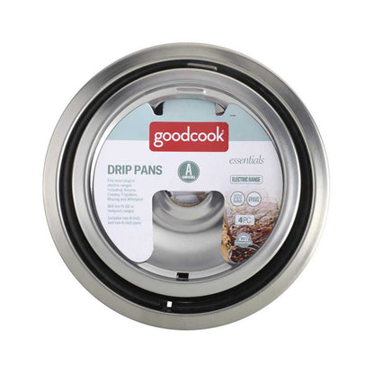 GoodCook Essentials Style-A Drip Pans, 4 Pieces