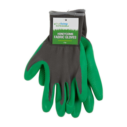 Trueliving Outdoors Honeycomb Crinkle Latex Gloves, Assorted