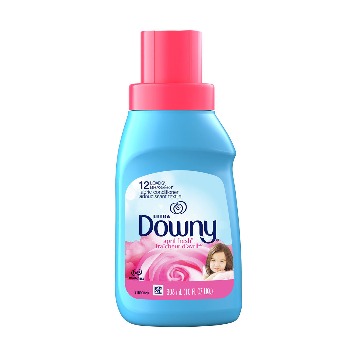 Ultra Downy April Fresh 7 in 1 Liquid Fabric Conditioner, 10 fl oz