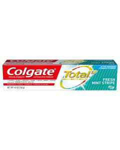 Colgate Total Toothpaste, Fresh Mint Stripe, 4.8 oz.